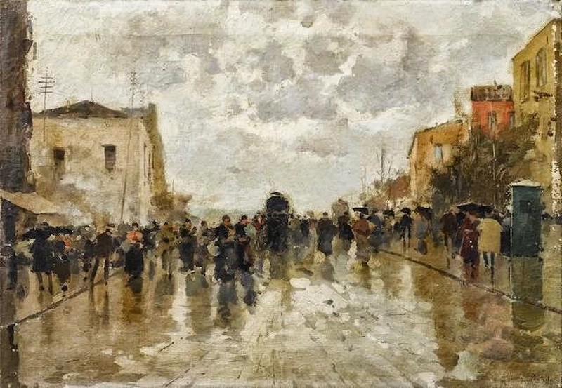  98-Attilio Pratella - pioggia 